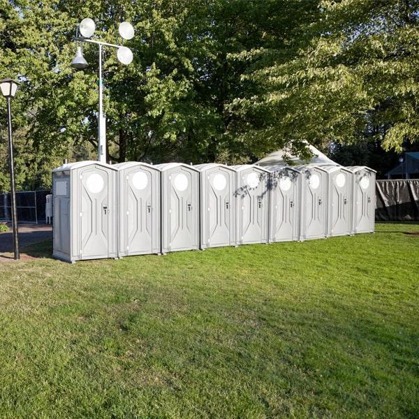 our special event portable toilets come in a range of options, including luxury trailers, standard portable toilets, and ada-accessible units